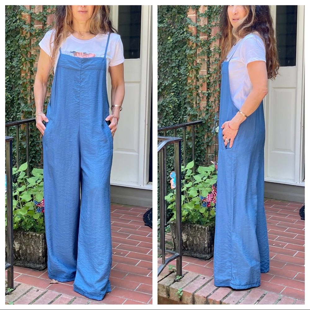 ✨LAST ONE✨Paris Chic wide leg side pockets jumpsuit - Picture 6 of 7